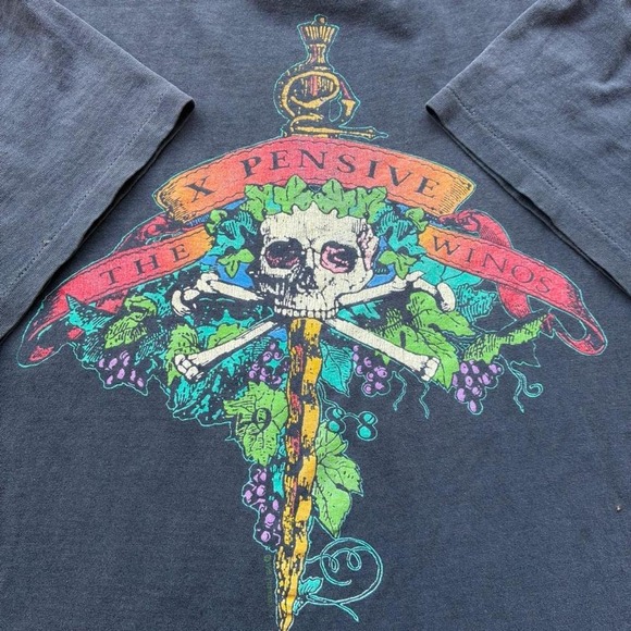 Other - Vintage X-Pensive Winos Band Tee Black Single Stitch Made in USA Brockum